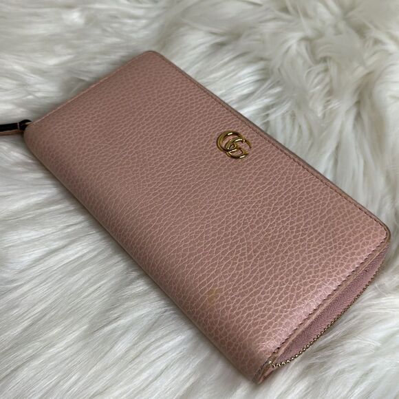 💯 Authentic Gucci GG Long Zipped Around Leather Wallet 🍀 - Picture 4 of 15